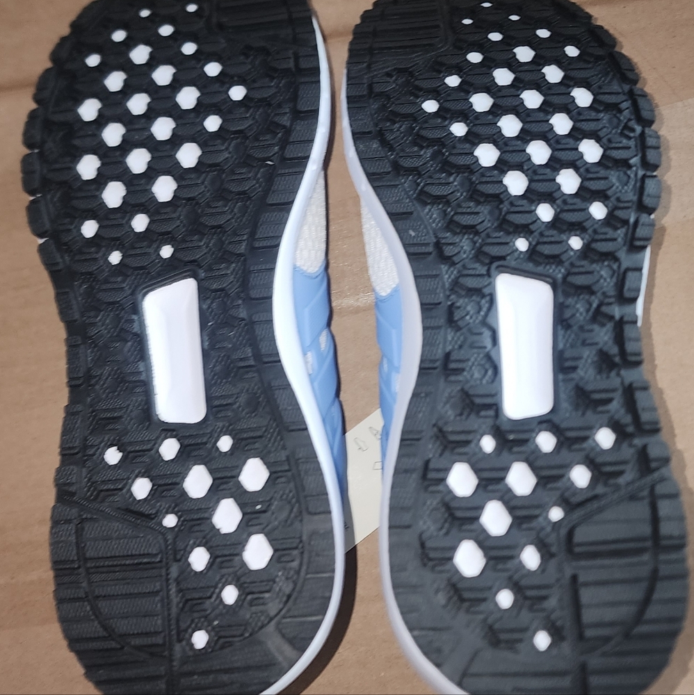 Womens Adidas White and Light Blue Ultima Show Running Shoes 8.5 - Picture 4 of 8